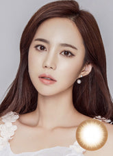 Lensme Shine Ample Silling Brown 月拋隱形眼鏡(1片)